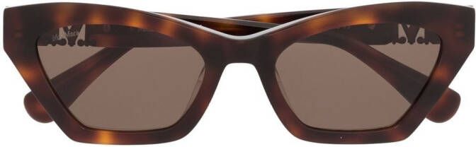 Max Mara Eyewear Zonnebril met cat-eye montuur Bruin