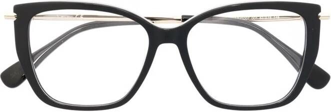 Max Mara Eyewear Bril met cat-eye montuur Zwart