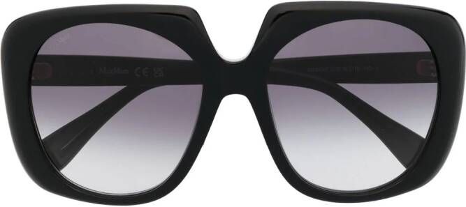 Max Mara Eyewear Zonnebril met logoprint Zwart