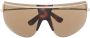 Max Mara Eyewear Zonnebril met oversized montuur Bruin - Thumbnail 1
