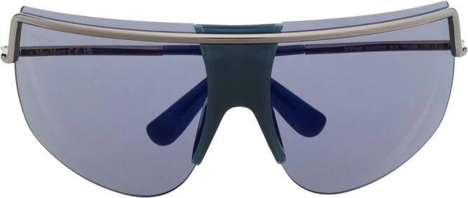 Max Mara Eyewear Zonnebril met piloten montuur Blauw