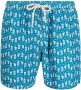 MC2 Saint Barth Zwembroek met print Blauw - Thumbnail 1
