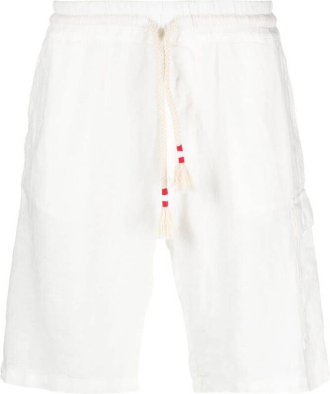 MC2 Saint Barth Bermuda shorts met trekkoord Wit