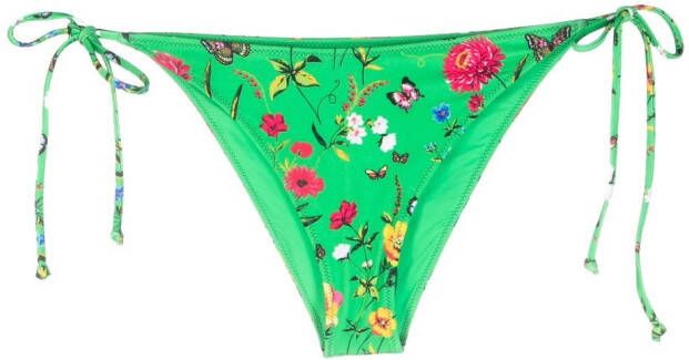 MC2 Saint Barth Bikinislip met bloemenprint Groen