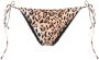 MC2 Saint Barth Bikinislip met luipaardprint Beige - Thumbnail 1