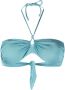 MC2 Saint Barth Bikinitop met gesmockt detail Blauw - Thumbnail 1