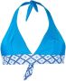 MC2 Saint Barth Bikinitop met geometrische print Blauw - Thumbnail 1