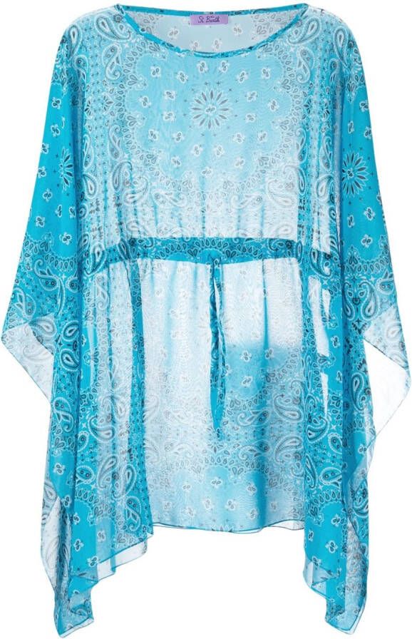 MC2 Saint Barth Gestreepte tuniek Blauw