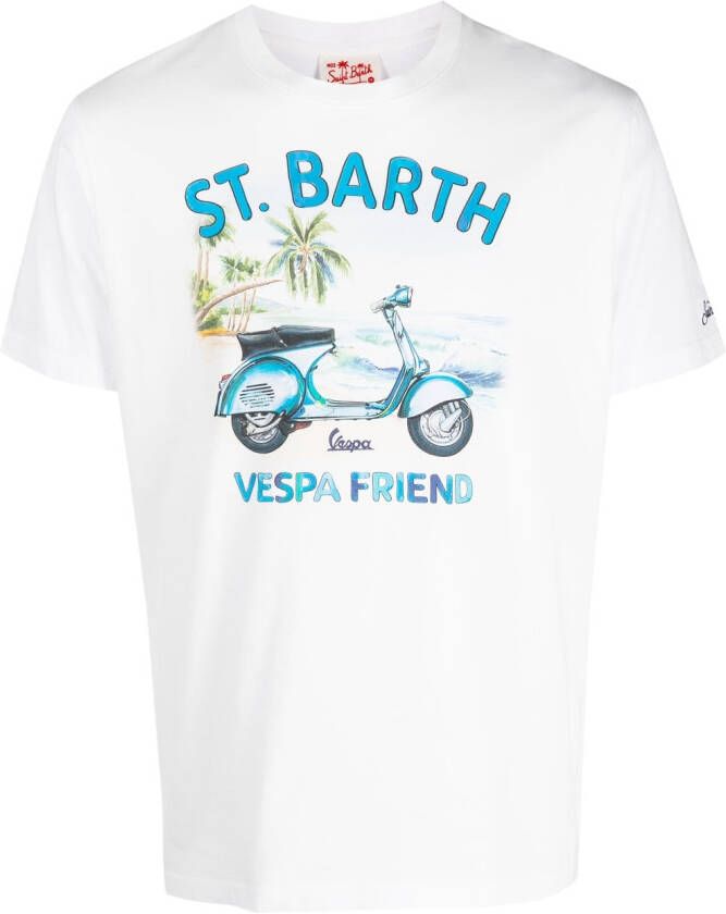 MC2 Saint Barth T-shirt met print Wit