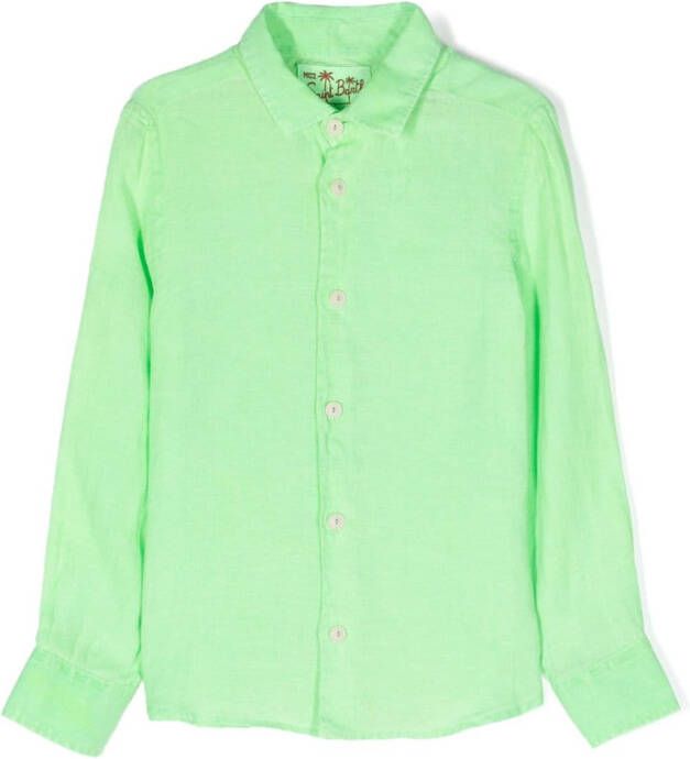 MC2 Saint Barth Kids Button-up sweater Groen