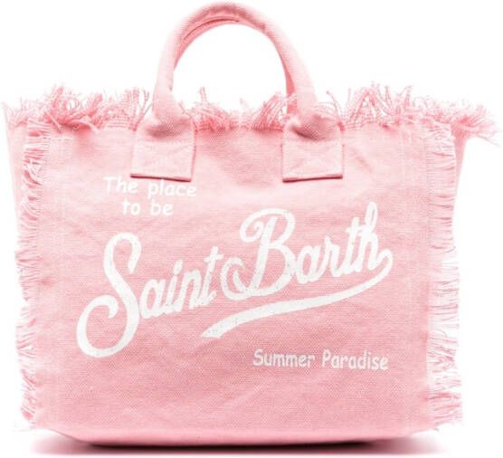 MC2 Saint Barth Kids Colette shopper met logoprint Roze