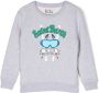 MC2 Saint Barth Kids Sweater met logoprint Grijs - Thumbnail 1