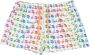 MC2 Saint Barth Kids Zwembroek met print Wit - Thumbnail 1
