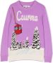 MC2 Saint Barth Kids Intarsia trui Paars - Thumbnail 1
