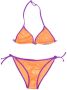 MC2 Saint Barth Kids Triangel bikini Oranje - Thumbnail 1