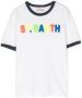 MC2 Saint Barth Kids T-shirt met logo-reliëf Wit - Thumbnail 1