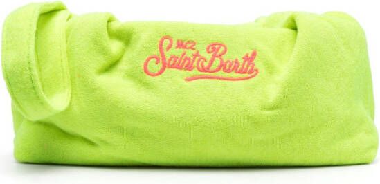 MC2 Saint Barth Kids Tas met geborduurd logo Geel