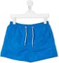 MC2 Saint Barth Kids Zwembroek met logopatch Blauw - Thumbnail 1