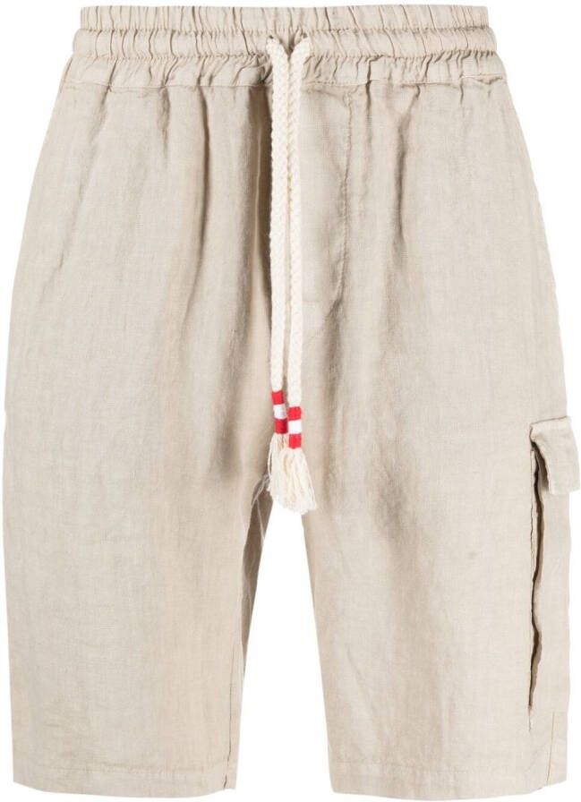 MC2 Saint Barth Linnen shorts Beige