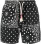 MC2 Saint Barth Zwembroek met paisley-print Zwart - Thumbnail 1