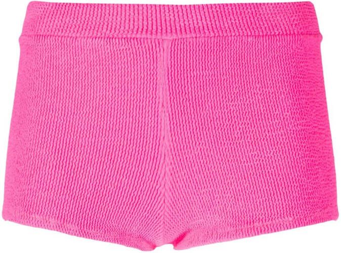 MC2 Saint Barth Ribgebreide shorts Roze