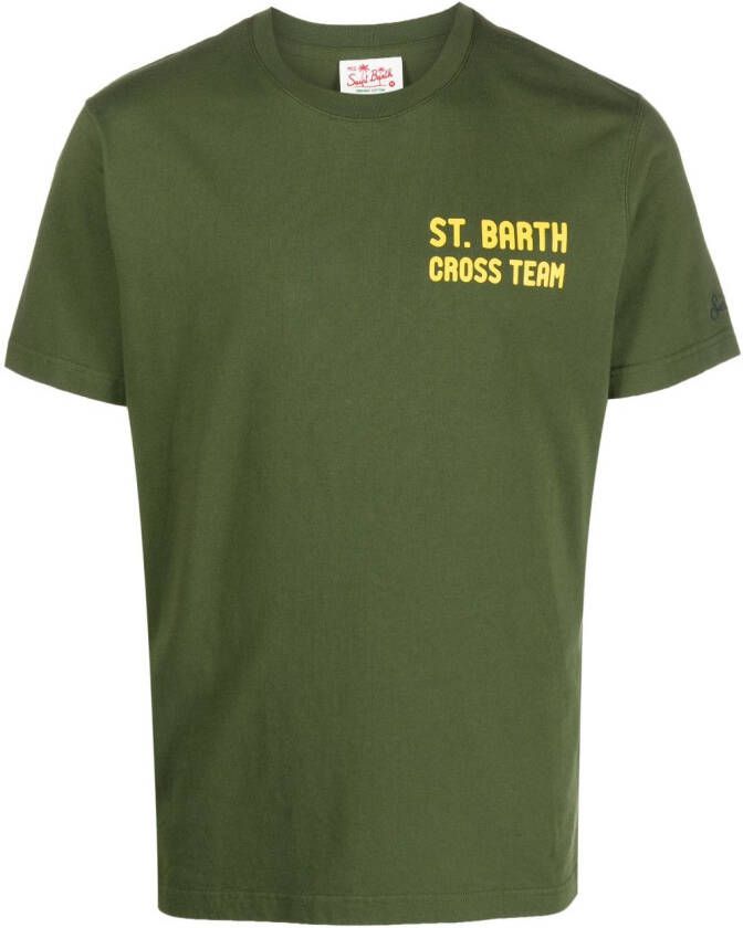 MC2 Saint Barth T-shirt met print Groen
