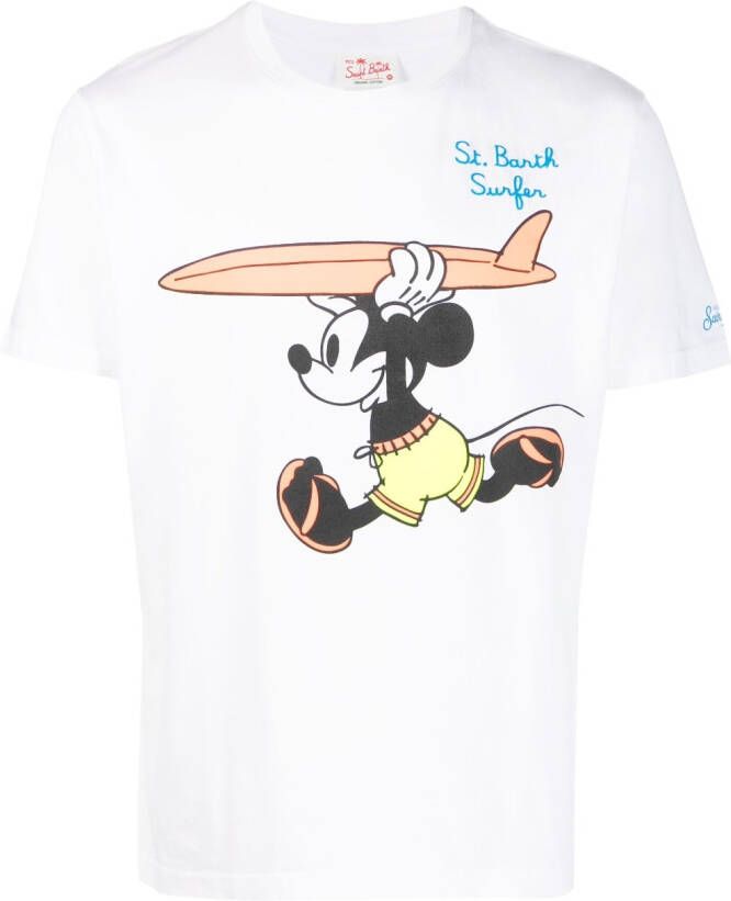 MC2 Saint Barth T-shirt met logoprint Wit