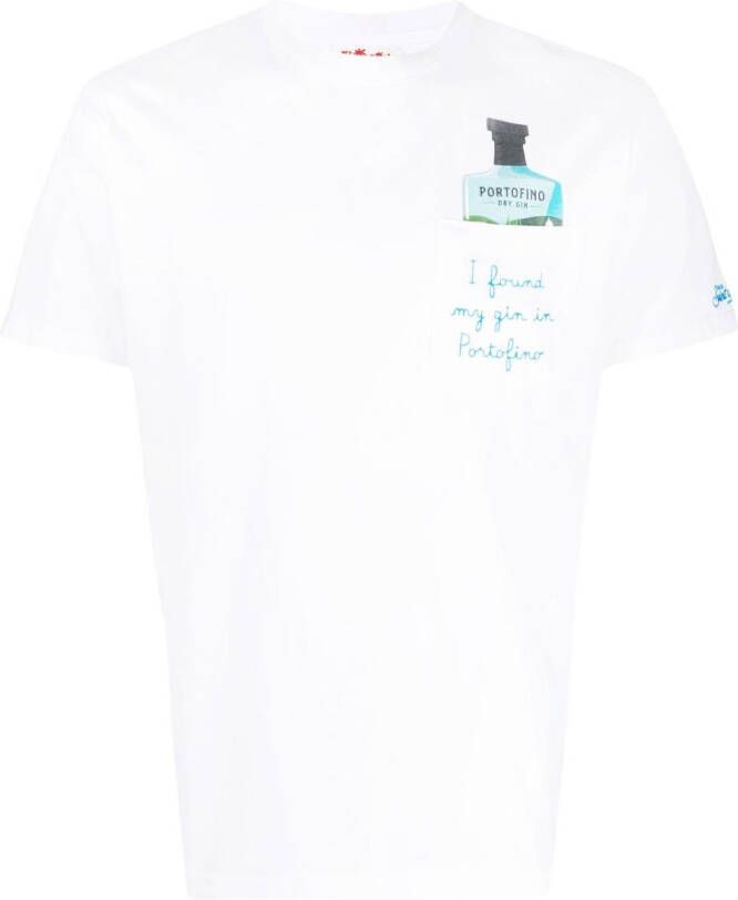 MC2 Saint Barth T-shirt met print Wit