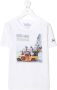 MC2 Saint Barth T-shirt met safariprint Wit - Thumbnail 1