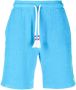 MC2 Saint Barth Trainingsshorts met geborduurd logo Blauw - Thumbnail 1