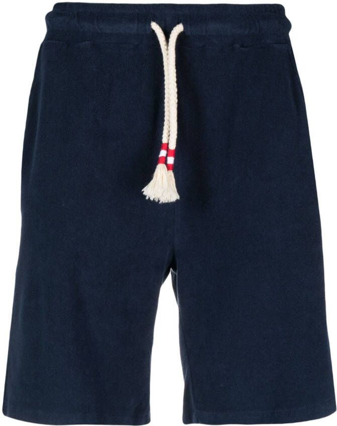 MC2 Saint Barth Trainingsshorts met geborduurd logo Blauw