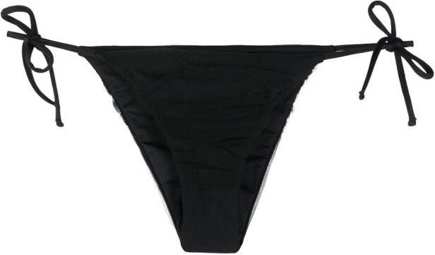 MC2 Saint Barth Bikinislip met tule laag Zwart