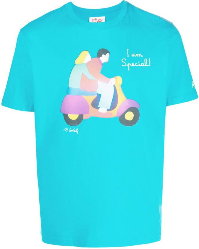 MC2 Saint Barth Katoenen T-shirt Blauw