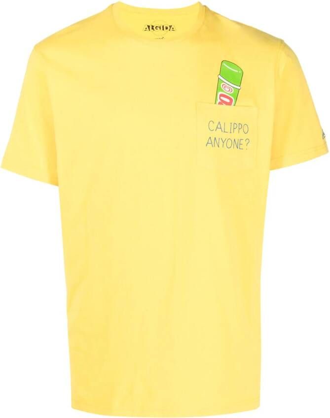 MC2 Saint Barth Katoenen T-shirt Geel