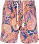 MC2 Saint Barth Zwembroek met paisley-print Blauw - Thumbnail 1