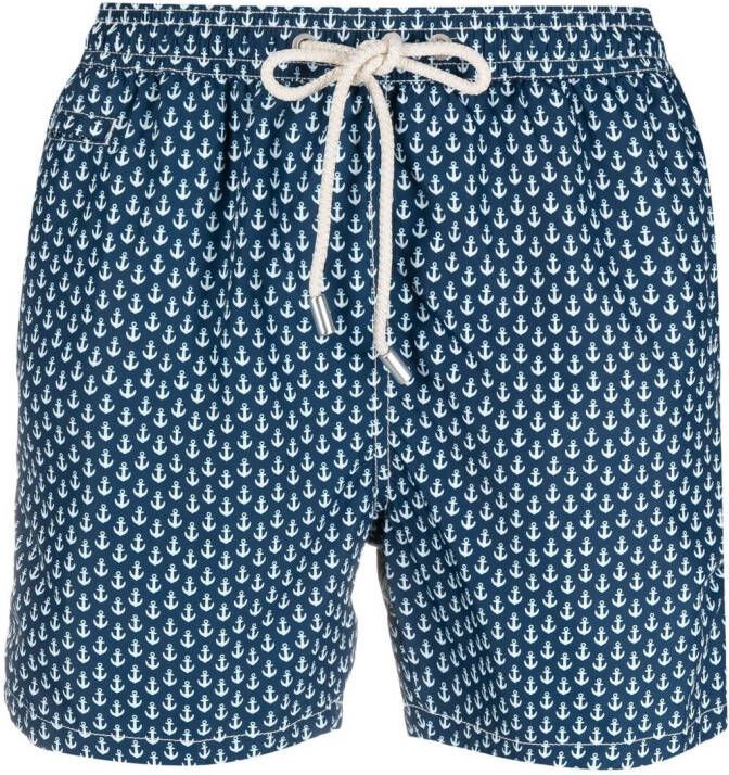 MC2 Saint Barth Zwembroek met print Blauw
