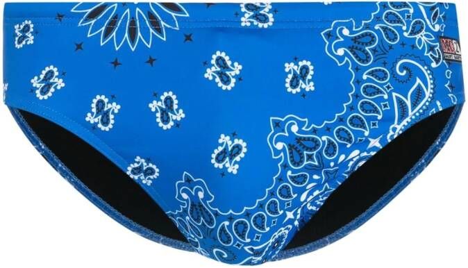 MC2 Saint Barth Zwembroek met print Blauw
