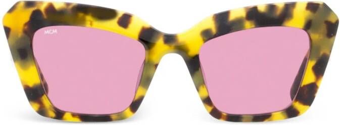 MCM 731 zonnebril met cat-eye montuur Geel