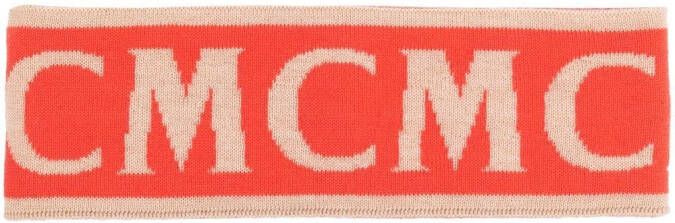 MCM Intarsia sjaal Rood