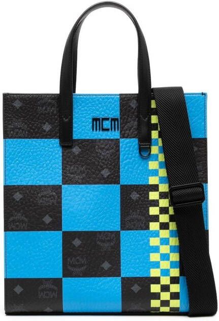 MCM Messengertas met print Zwart