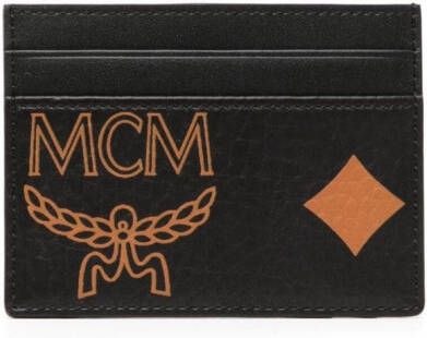 MCM Monogram pasjeshouder Zwart