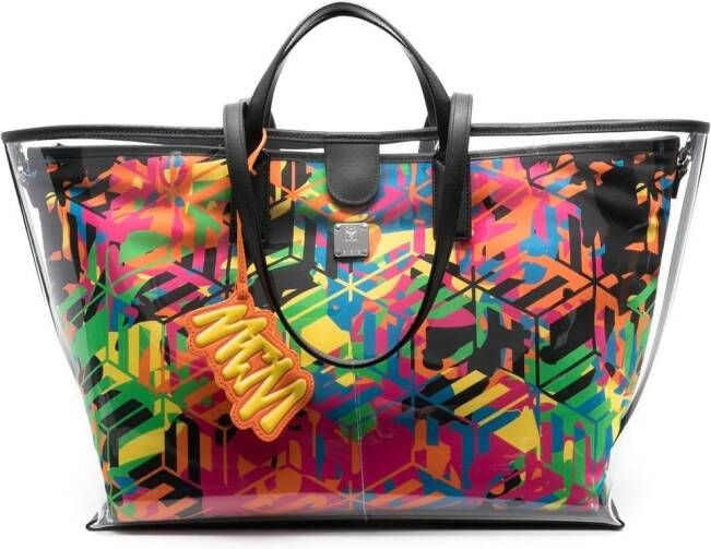 MCM Aren shopper met print Zwart