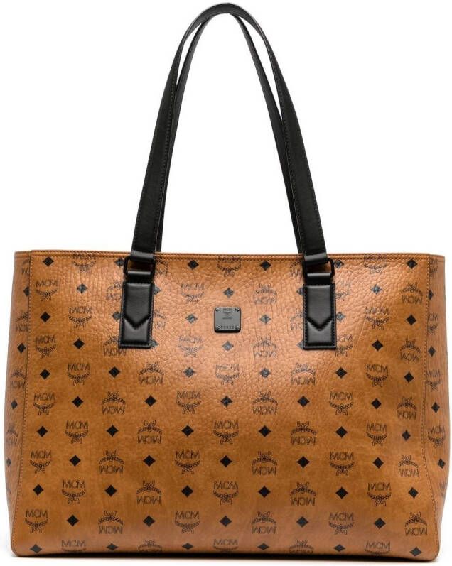 MCM Klassik Large shopper tas Brown