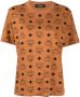 MCM T-shirt met monogramprint Bruin - Thumbnail 1