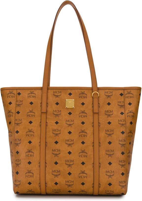 MCM Toni medium shopper Bruin