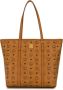 MCM Stijlvolle Tote met Rits Sluiting Brown Dames - Thumbnail 1