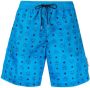 MCM Zwembroek met monogramprint Blauw - Thumbnail 1
