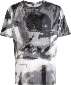 MCQ T-shirt met abstracte print Grijs