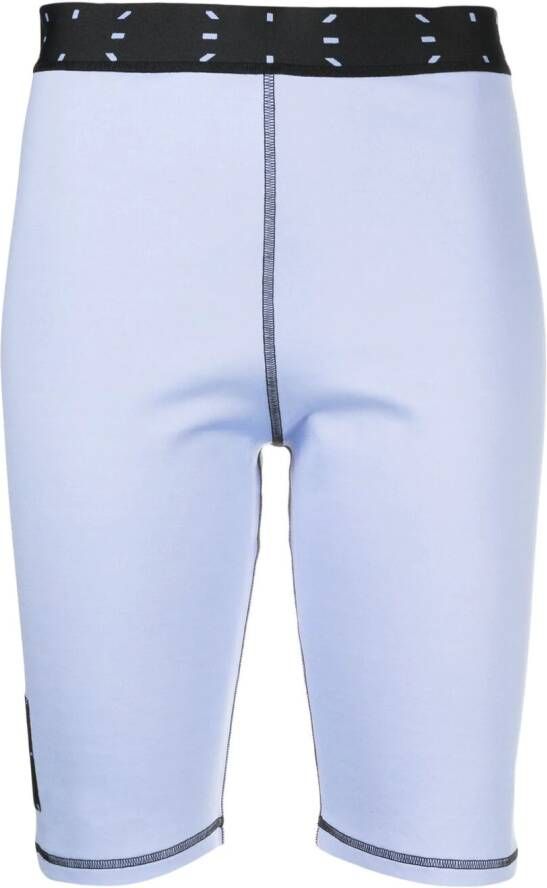 MCQ Fietsshorts met stiksel Paars