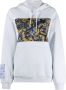 MCQ Hoodie met logopatch Blauw - Thumbnail 1